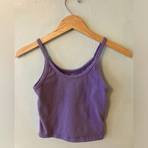 ARQ periwinkle crop tank - M